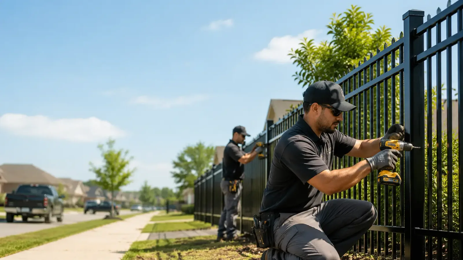 Metal Fence Installation in Porter Ranch, CA